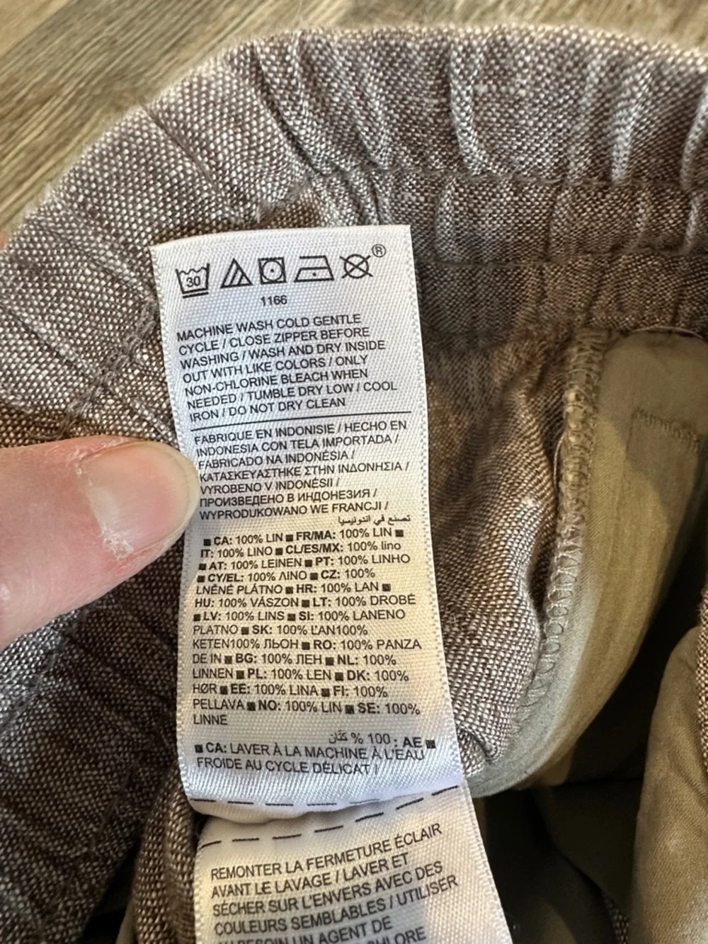 NEW with tags! Retreat Linen Mid Rise 4" Short XL Pyrite - Picture 4 of 6